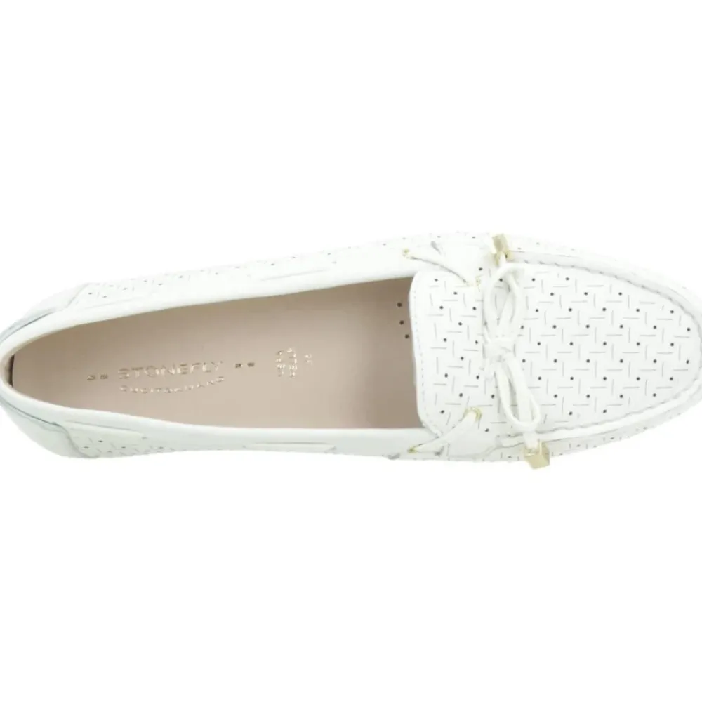 Loafers^STONEFLY CAPRI III 1 NAPPA LTH Hvid