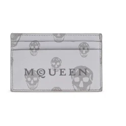 Punge & Kortholder<Alexander McQueen Card Holder Grå