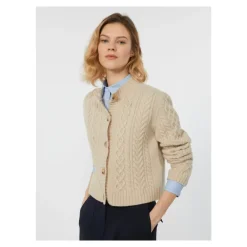Striktrøjer & Sweatere<Weekend Max Mara Cardigan Kjole Beige