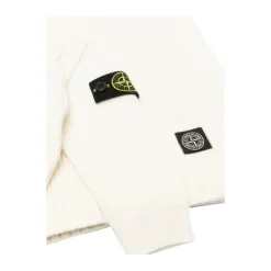 Bodystocking & Sæt<Stone Island Cardigan, Tørklæde og Hue Sæt Beige