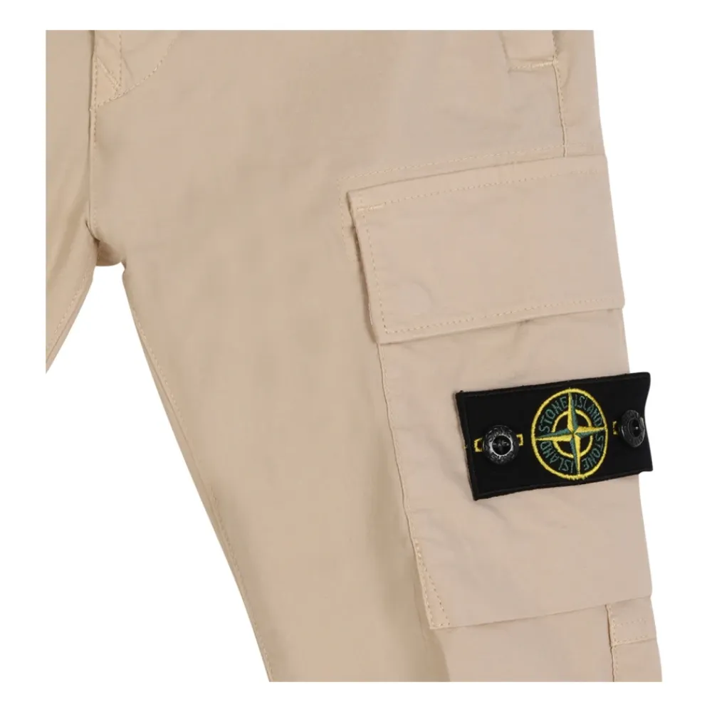 Underdele^Stone Island Cargo Pocket Bukser Beige
