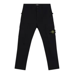 Underdele<Stone Island Cargo Pocket Trousers Sort