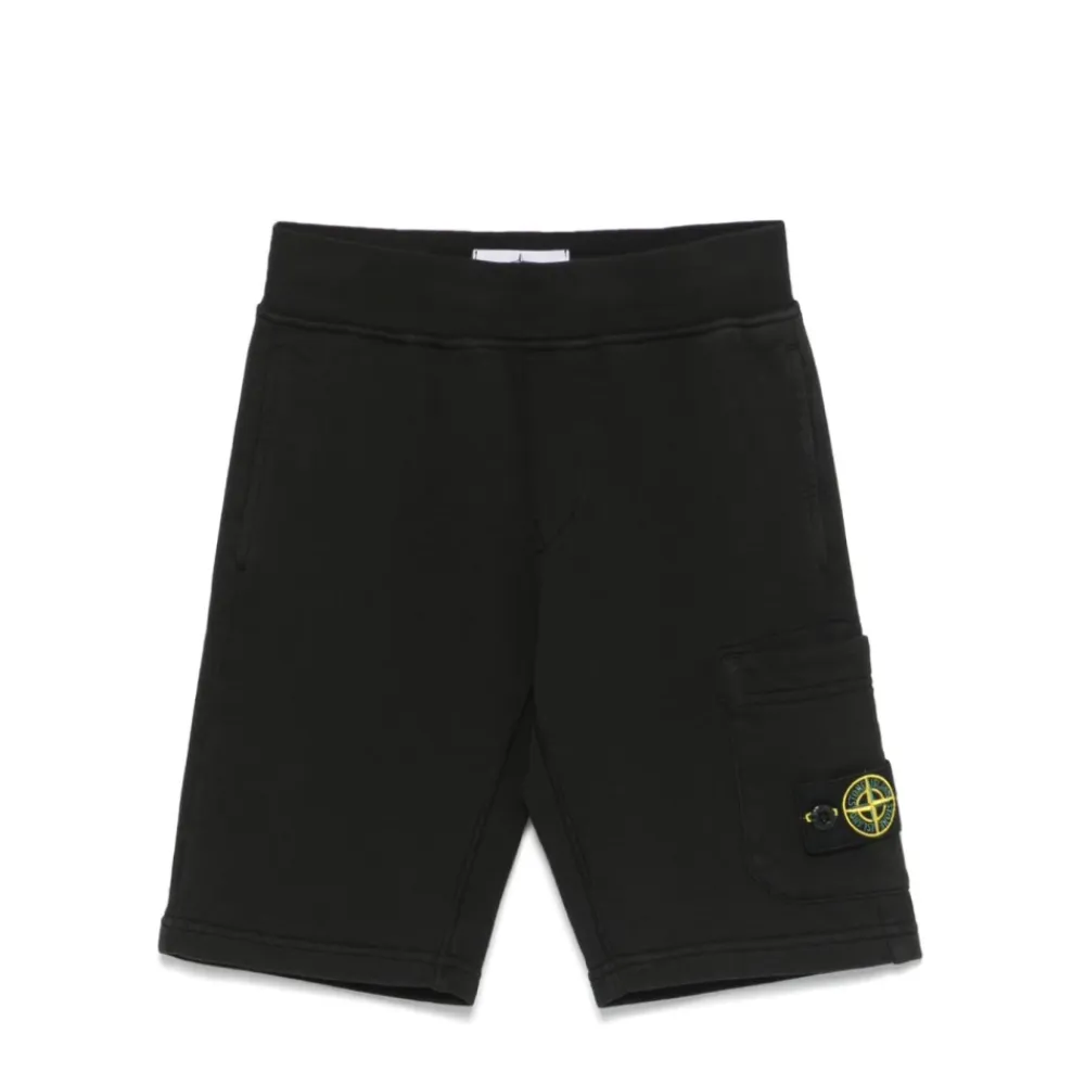 Underdele<Stone Island Cargo Shorts Sort