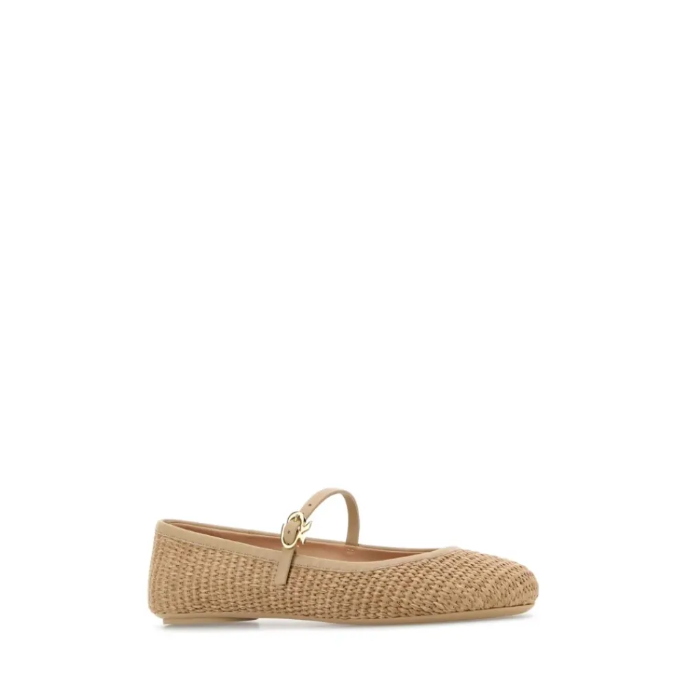 Pæne Sko^Gianvito Rossi Carla Ballerina Beige