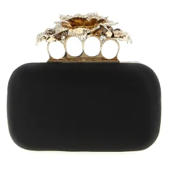 Clutch^Alexander McQueen Carnation Knuckle Clutch Sort