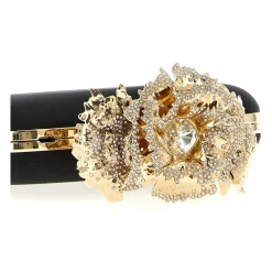 Clutch^Alexander McQueen Carnation Knuckle Clutch Sort