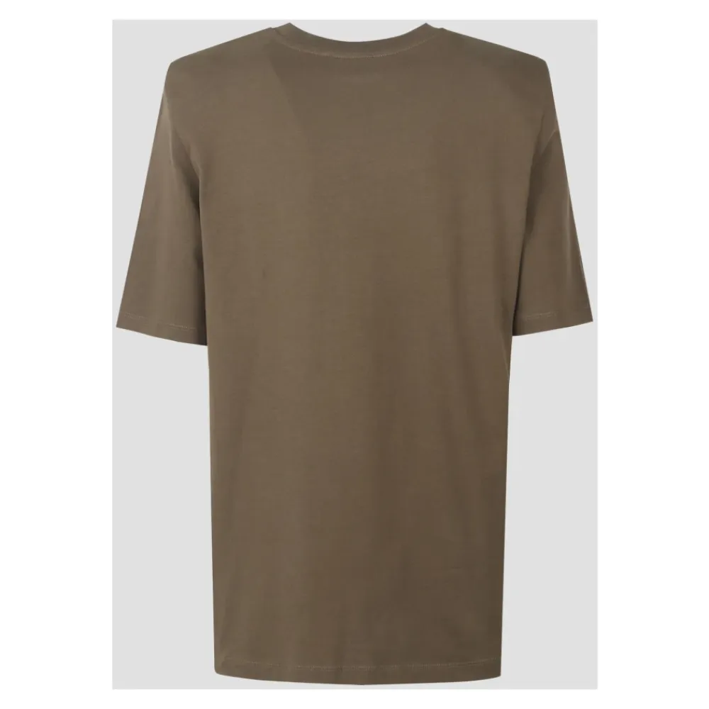 T-Shirts<The Frankie Shop Carrington Padded Shoulder Tee Grøn