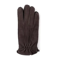Handsker^Orciani Cashmere Foret Suede Handsker Brun