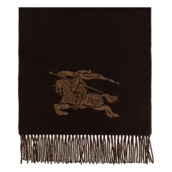 Halstørklæder Og Tørklæder^Burberry Cashmere Halstørklæde Med Frynser Brun