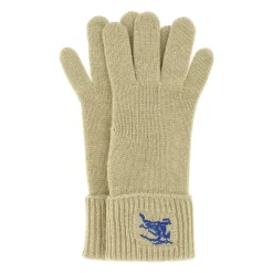 Handsker^Burberry Cashmere Ribbed Gloves Grøn