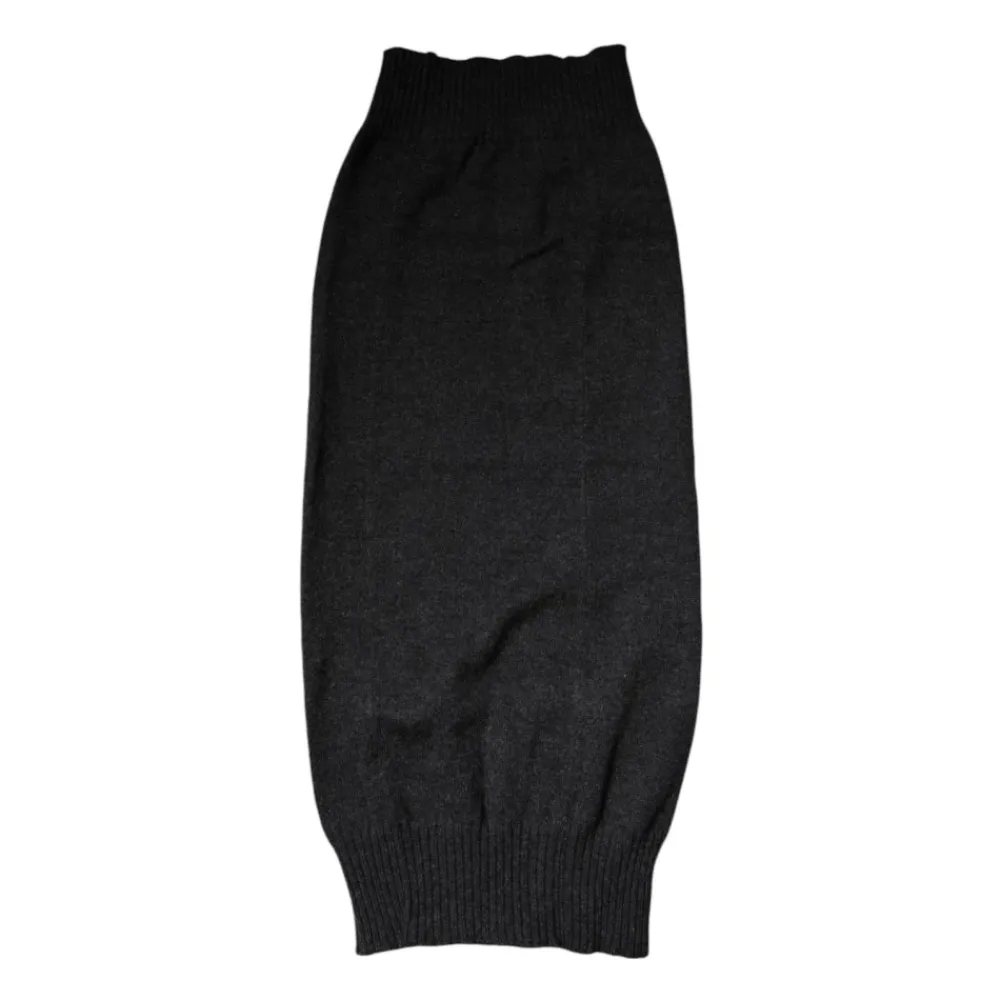 Halstørklæder Og Tørklæder^Dolce & Gabbana Cashmere Strikket Halsedisse Halstørklæde Sort