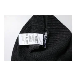 Halstørklæder Og Tørklæder^Dolce & Gabbana Cashmere Strikket Halsedisse Halstørklæde Sort