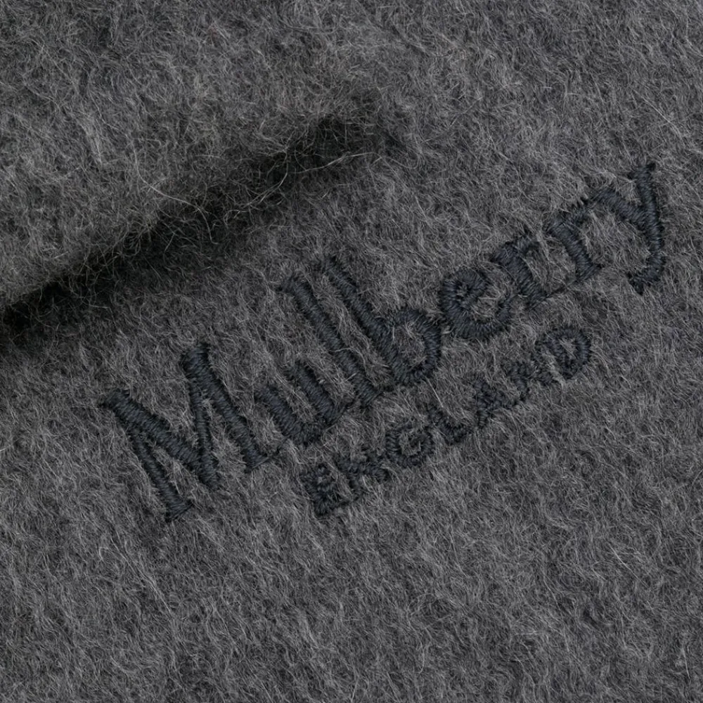 Halstørklæder Og Tørklæder^Mulberry Cashmere Tørklæde, Melange Grå