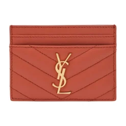 Punge & Kortholder<Saint Laurent Cassandre Card Case Orange