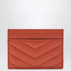 Punge & Kortholder<Saint Laurent Cassandre Card Case Orange