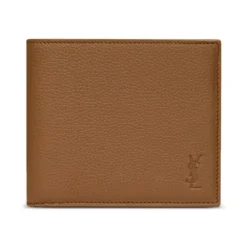 Punge & Kortholder<Saint Laurent Cassandre Shadow East/West Wallet Brun