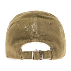 Huer & Kasketter<Saint Laurent Cassandre Washed Denim Baseball Cap Grøn