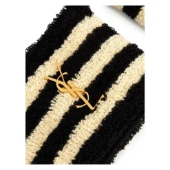 Smykker^Saint Laurent Cassandre YSL Logo Manchetter Sort