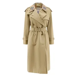 Frakker<Burberry Castleford Check Vinterfrakker Beige