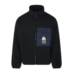 Fleece<Maison Kitsuné Casual Fleece Jakke Sort