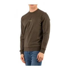 Trøjer|Sweatshirts<Stone Island Casual Hættetrøje Sweatshirt Grøn