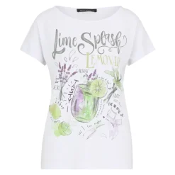 T-Shirts^Betty Barclay Casual Statement Shirt med U-båd Halsudskæring Hvid