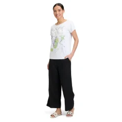 T-Shirts^Betty Barclay Casual Statement Shirt med U-båd Halsudskæring Hvid