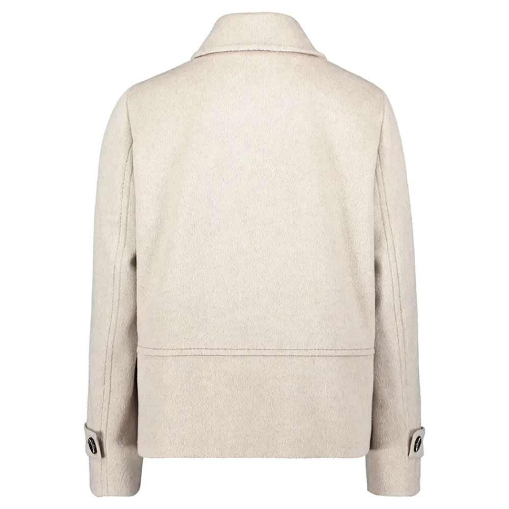 Jakker<Gil Bret Casual uldjakke med krave Beige