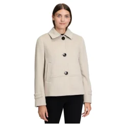 Jakker<Gil Bret Casual uldjakke med krave Beige