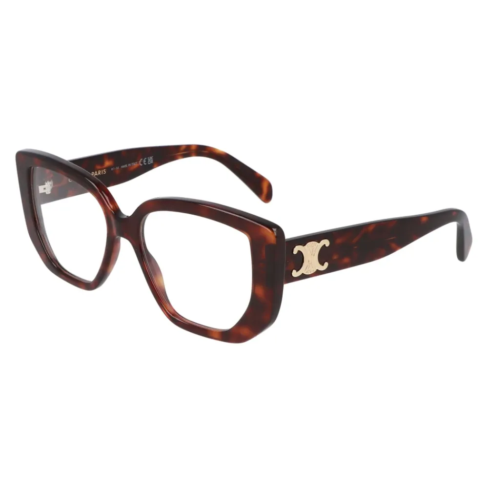 Briller^CELINE Cat Eye Acetate Frame Briller Brun