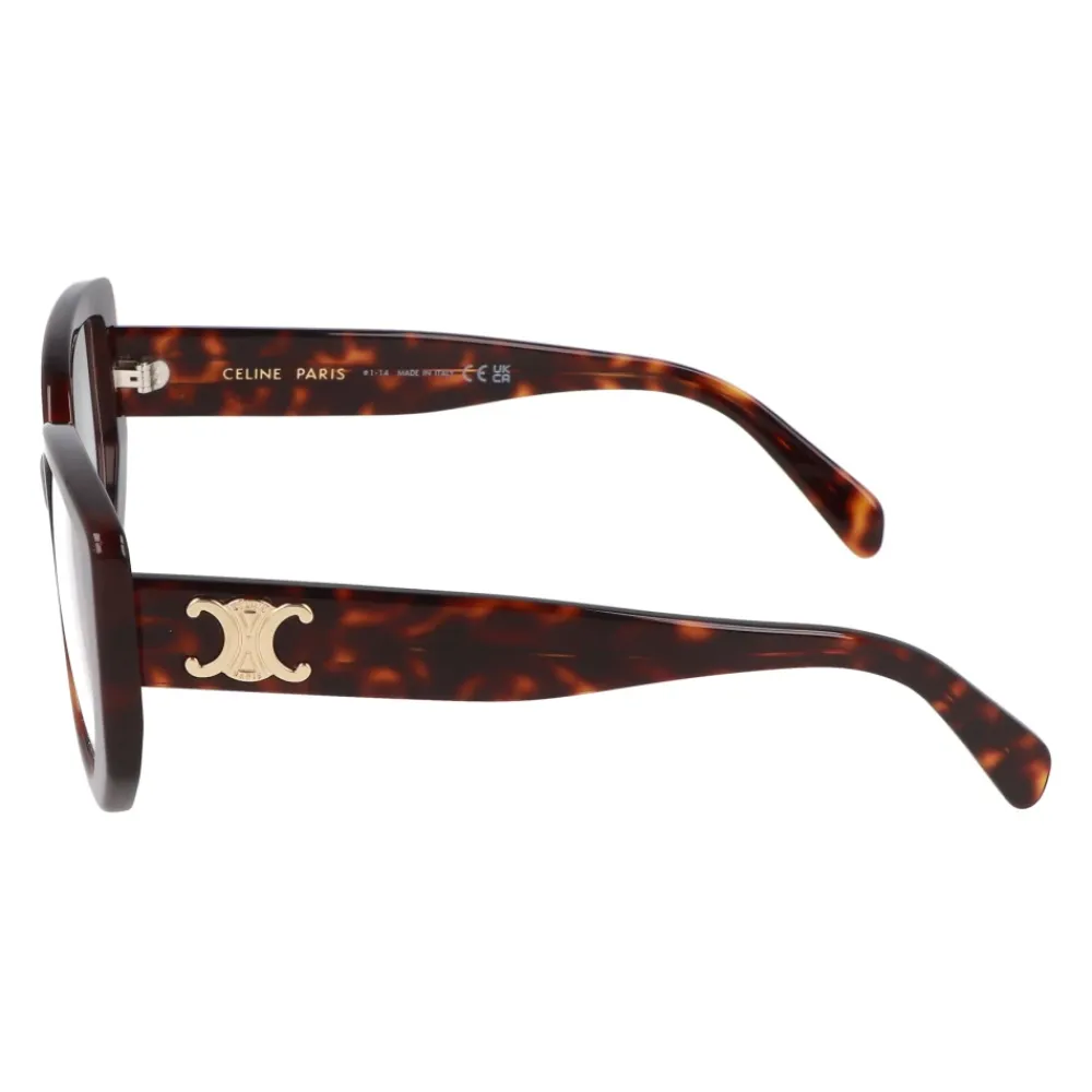 Briller^CELINE Cat Eye Acetate Frame Briller Brun