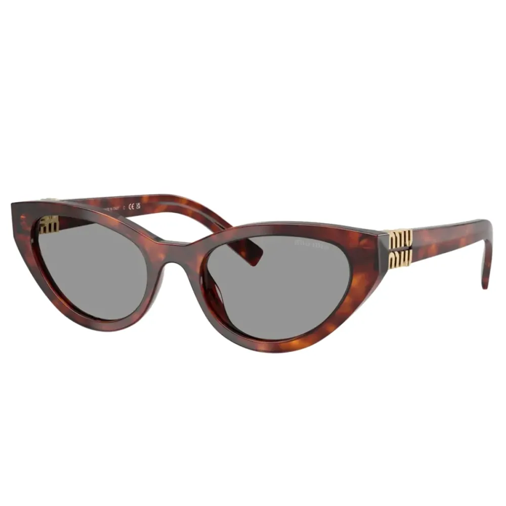 Solbriller^Miu Miu Cat-Eye solbriller i Havana Mahogni Brun