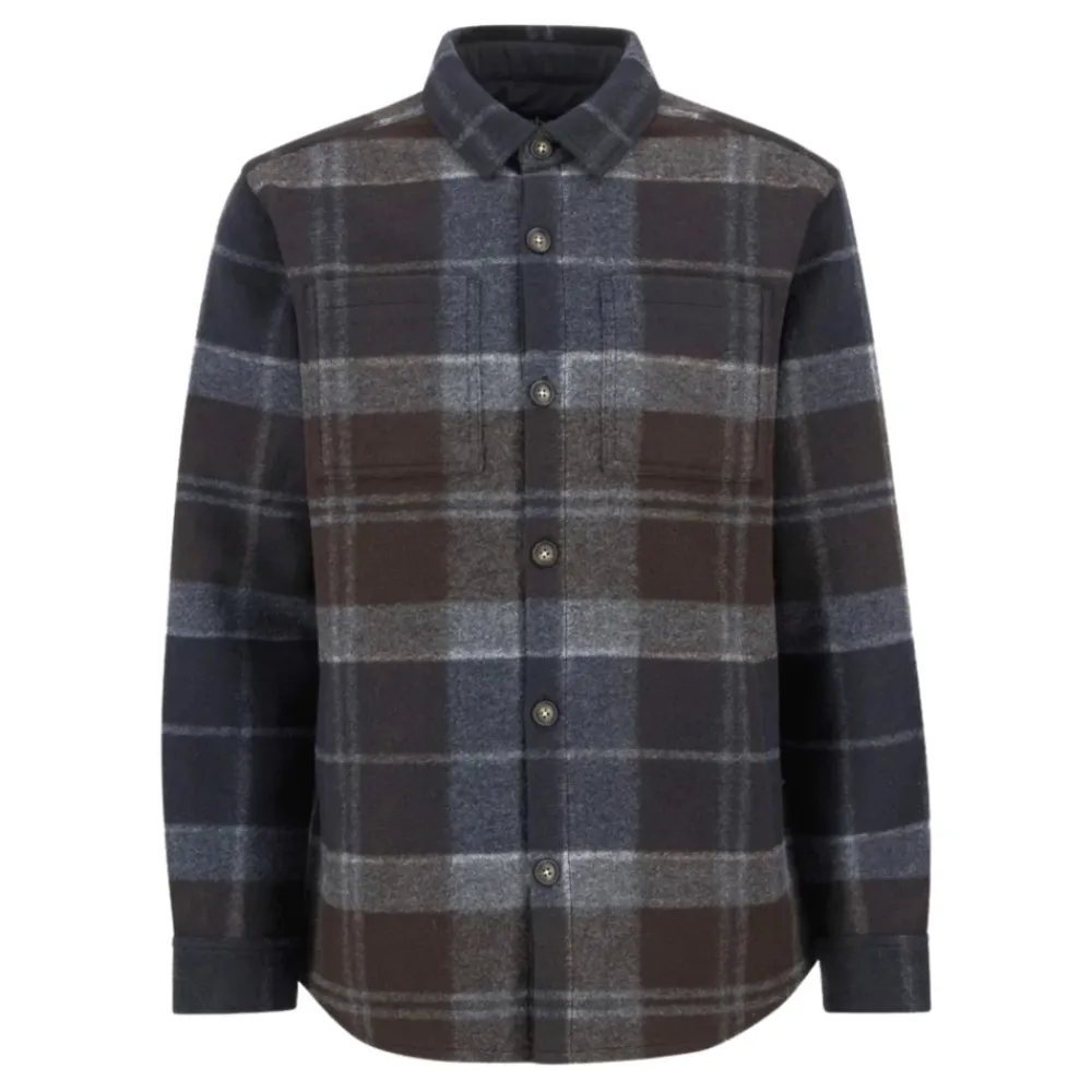 Skjorter<Barbour Chapter Fleece Overshirt Multifarvet