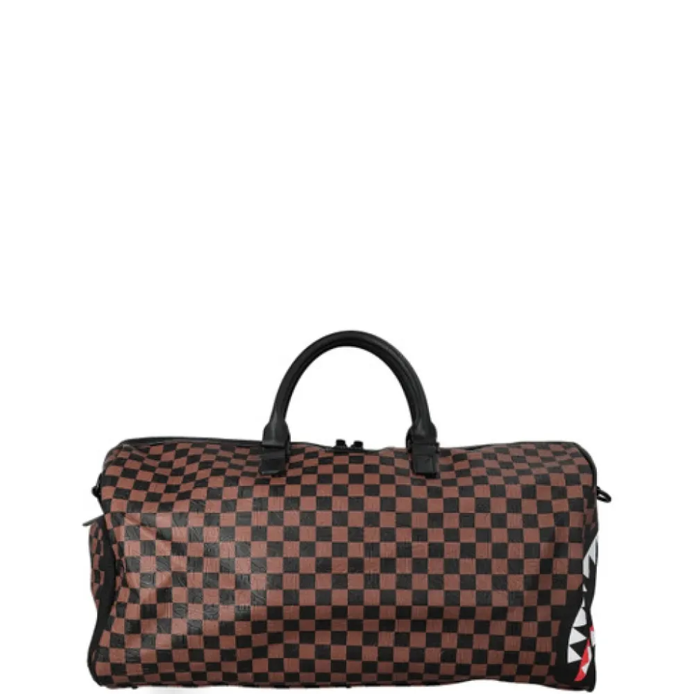 Rejsetasker<SPRAYGROUND Check 2 Emboss Duffle Brun