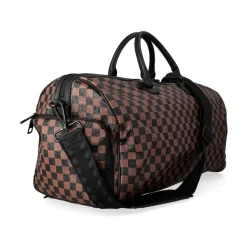 Rejsetasker<SPRAYGROUND Check 2 Emboss Duffle Brun