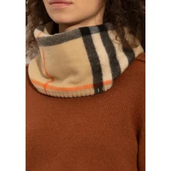 Halstørklæder Og Tørklæder|Tørklæder^Burberry Check Cashmere Snood Beige