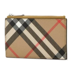 Punge & Kortholder<Burberry Check print wallet Multifarvet