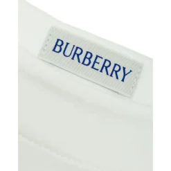 Kjoler & Nederdele<Burberry Check Trim Stretch Cotton Dress Beige