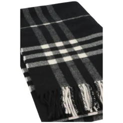 Tørklæder^Burberry Checked Cashmere Scarf Sort