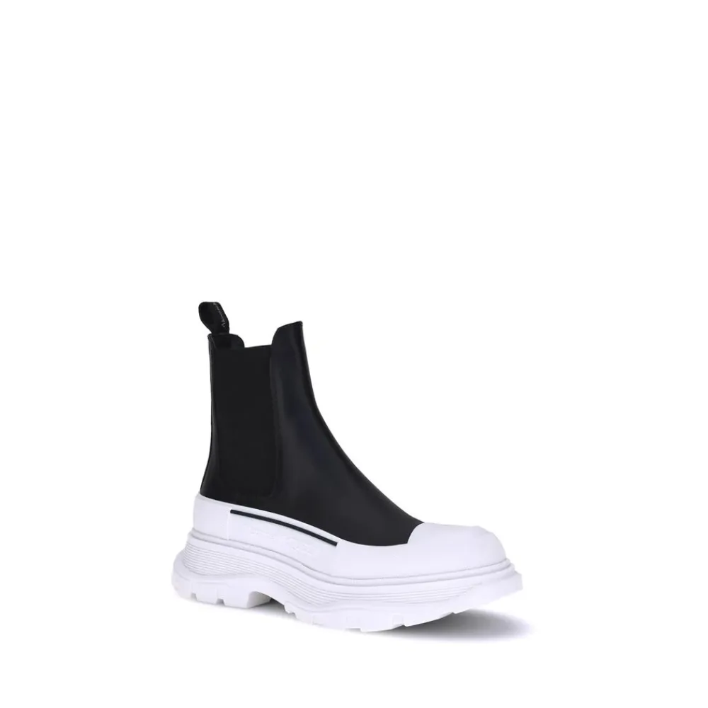 Chelsea Boots^Alexander McQueen Chelsea Ankelstøvler med Profilsål Sort