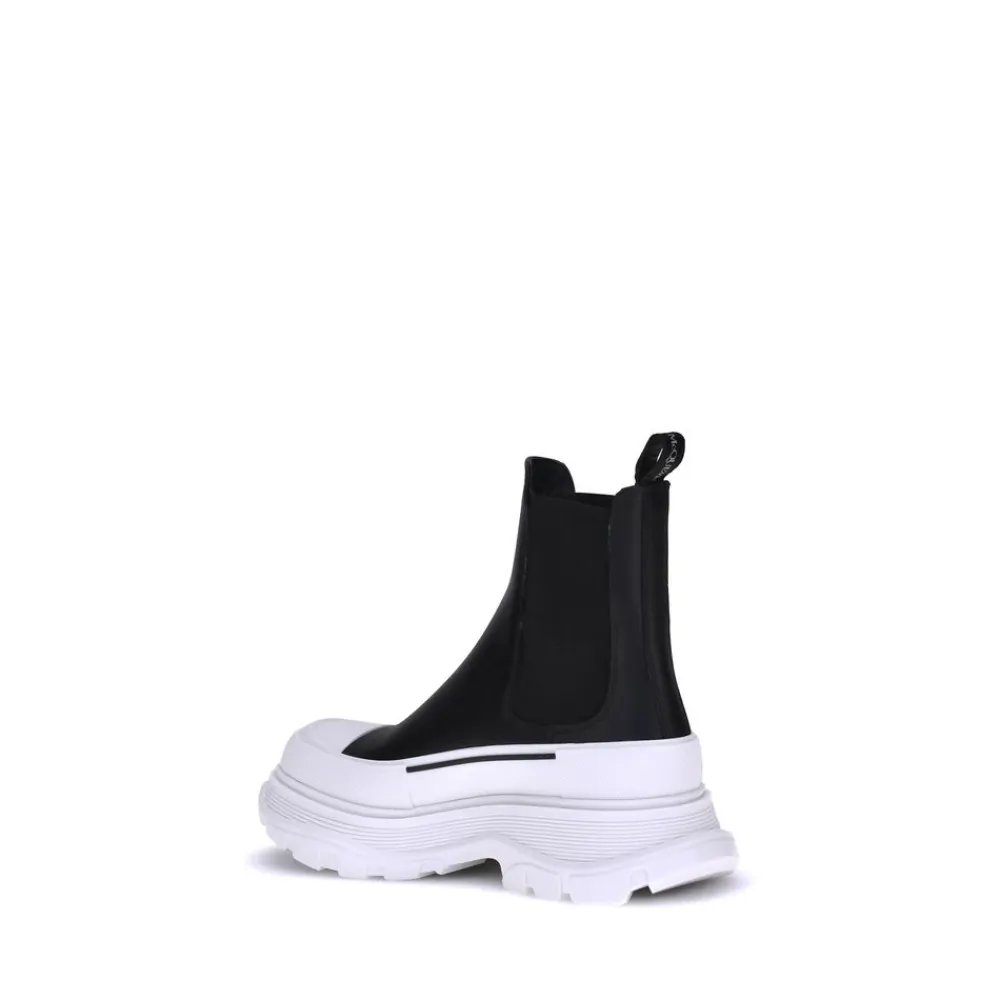 Chelsea Boots^Alexander McQueen Chelsea Ankelstøvler med Profilsål Sort