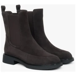 Chelsea Boots^Estro Chelsea Boots med elastisk indsats Brun