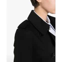 Frakker<Burberry Chelsea Cotton Trenchcoat Sort