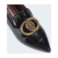 Loafers<Kurt Geiger Chelsea Point Slip On Sort