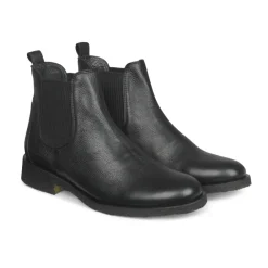 Chelsea Boots<Angulus Chelsea Støvle m. Elastik 7287 Sort