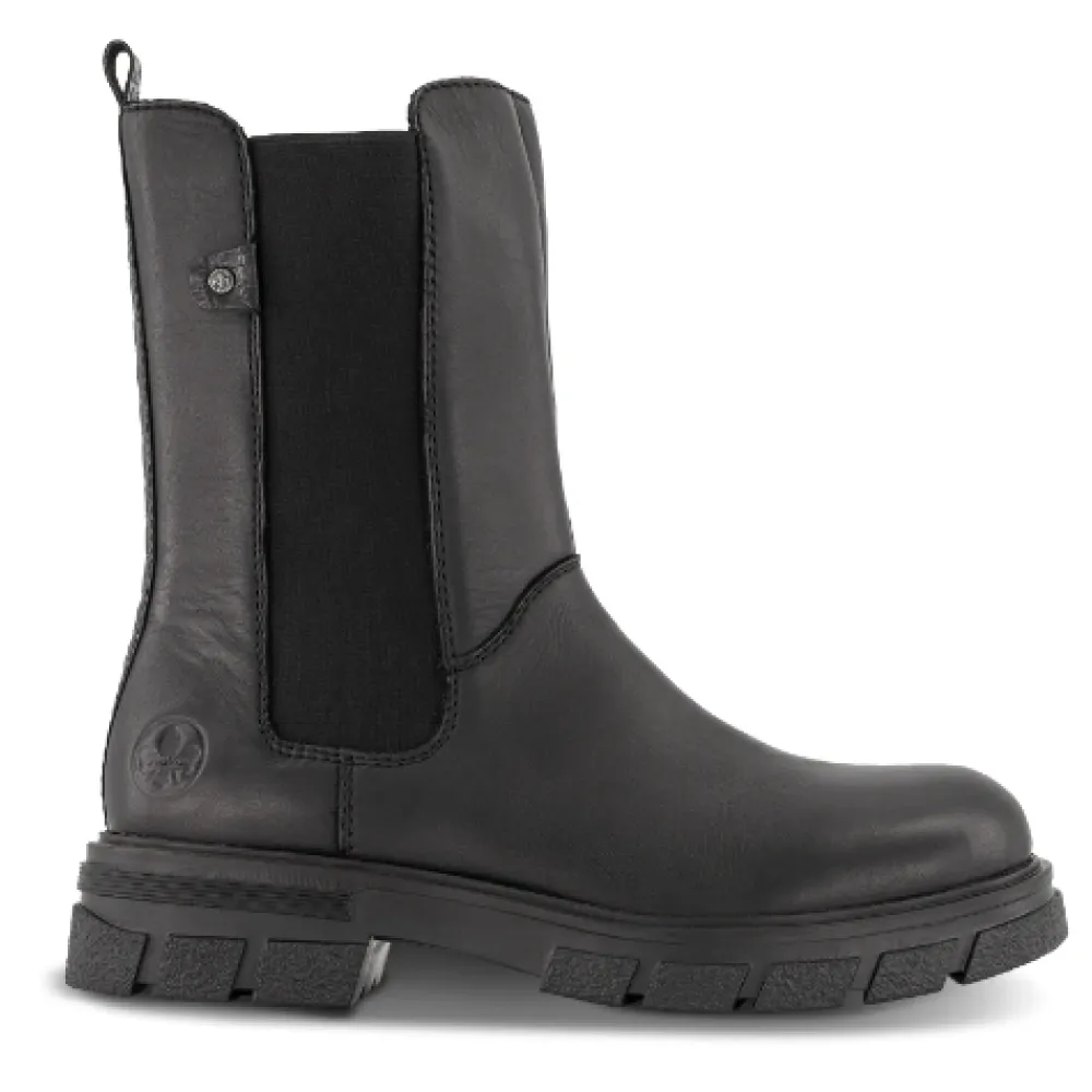 Chelsea Boots<Rieker Chelsea Støvler for Ultimativ Komfort Sort