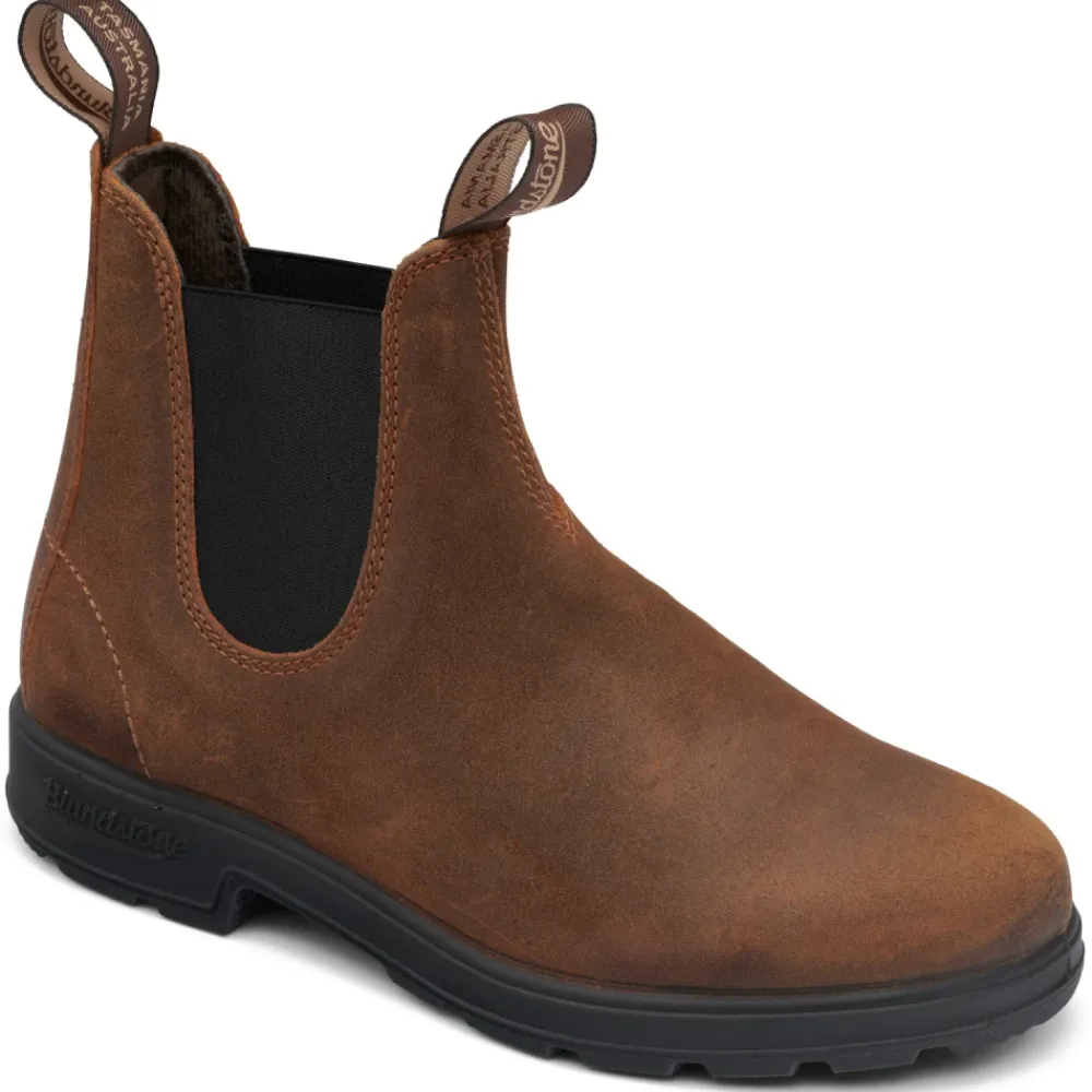 Chelsea Boots^Blundstone Chelsea støvler i læder Brun