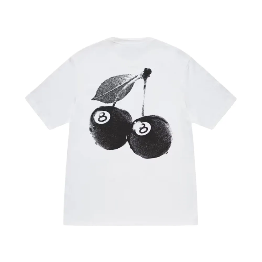 T-Shirts<Stüssy Cherries Tee Hvid