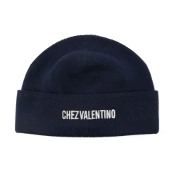Huer, Kasketter & Hatte<Valentino Garavani Chez Beanie Blå