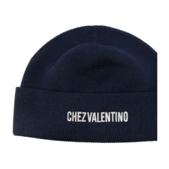 Huer, Kasketter & Hatte<Valentino Garavani Chez Beanie Blå